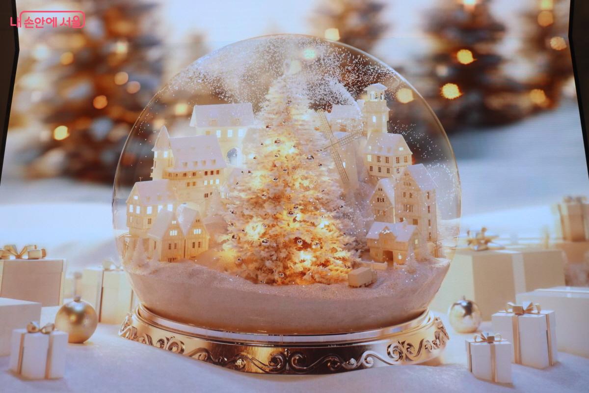 LED 미디어월에서 상영된 화면 &copy;조송연