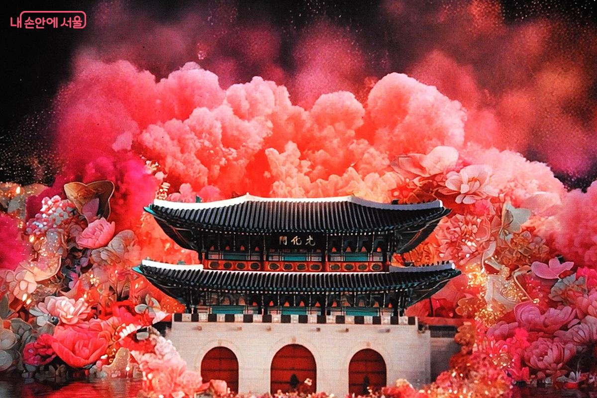 &lsquo;2025 서울라이트 광화문 국제공모&rsquo;작 중 김리아 작가의 <겨울을 깨운 빛, ​광화의 봄> &copy;조수봉