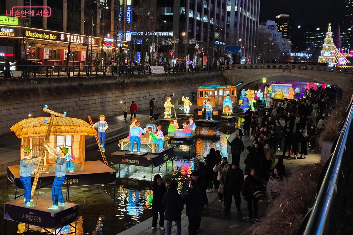 '미라클 서울(Miracle Seoul)' 전시는 서울에 전기가 처음 들어온 구한말부터 지금까지 변화하는 서울의 모습을 보여준다. &copy;이혜숙