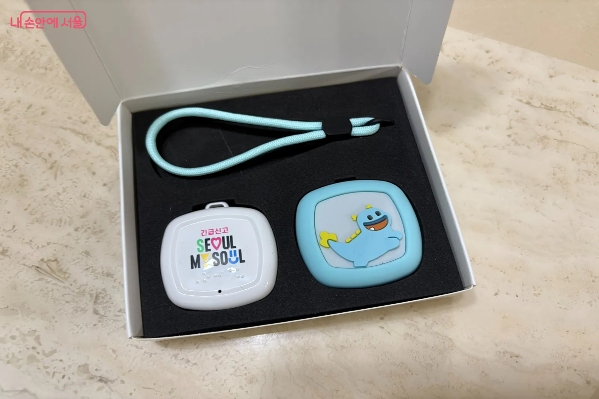 안심헬프미 제품 구성 &copy;이혜린