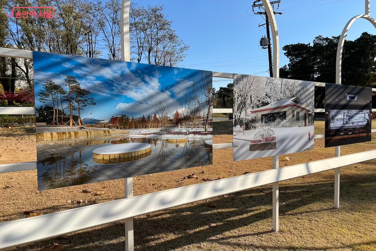 사진 속에 담긴 용산어린이정원의 겨울 ©김수겸