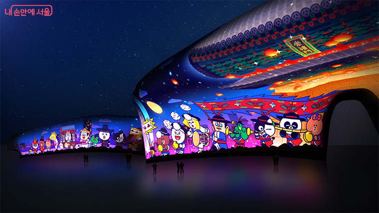 해치와 소울프렌즈·라인프렌즈·이야이야앤프렌즈 등 인기 캐릭터를 만날 수 있다.