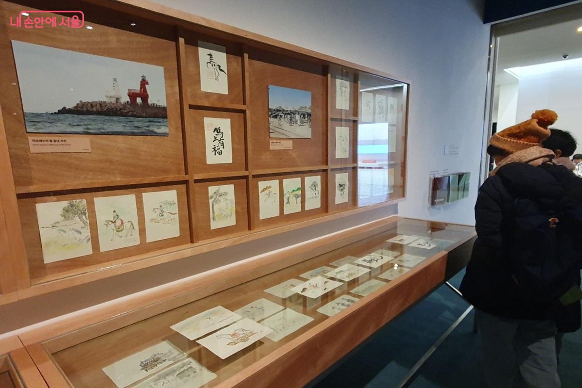 말을 그린 그림 전시 &copy;김병규