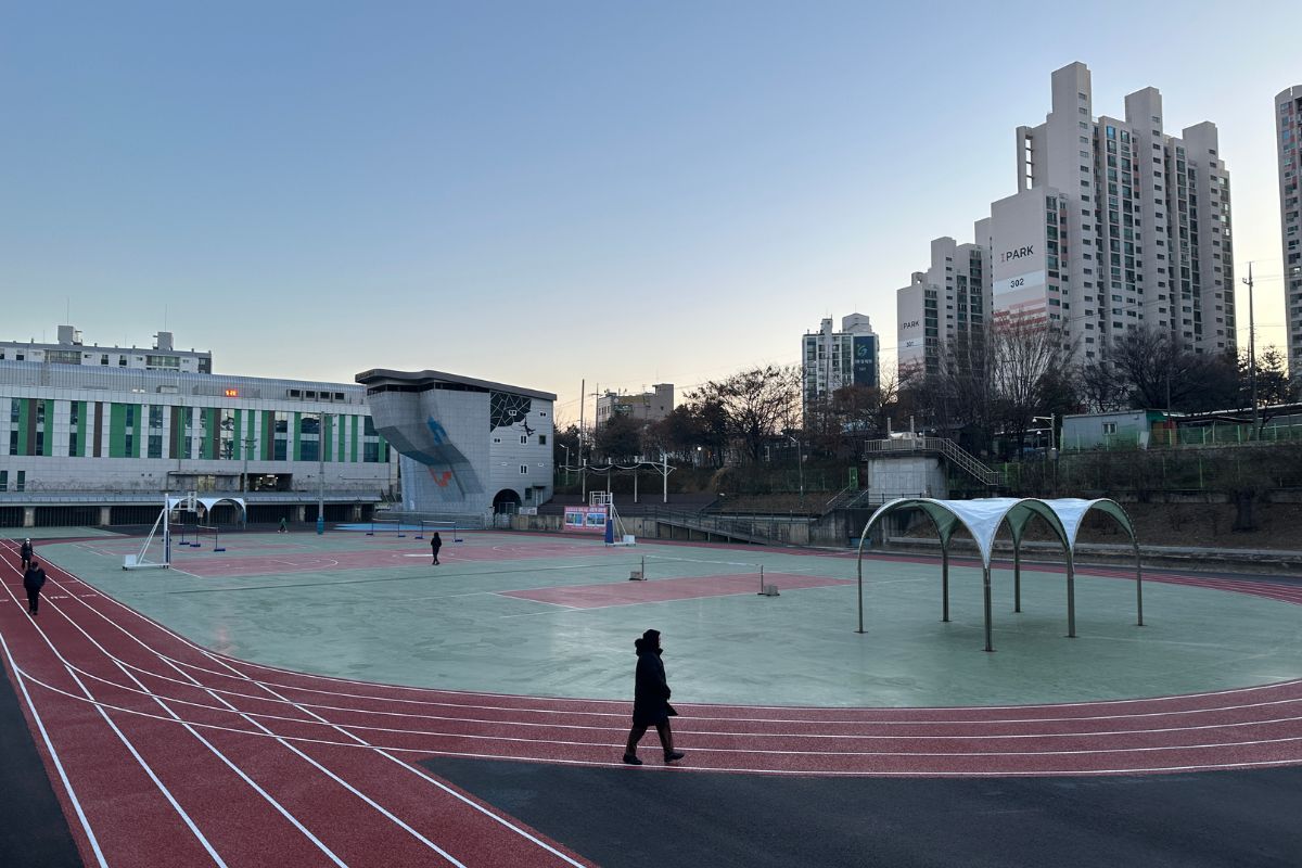 노후 공간에서 운동 명소로! '도림유수지 야외체육시설' 재정비