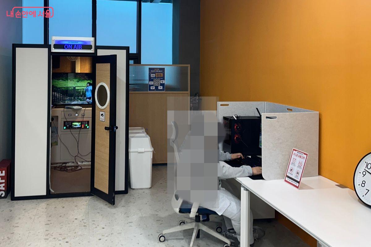 PC존에서 콘텐츠 제작 등을 할 수 있다.&copy;김재형