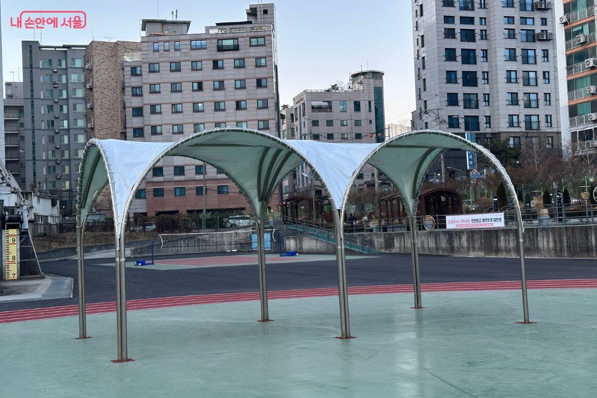 그들막이도 있어 편리하다.&copy;김재형