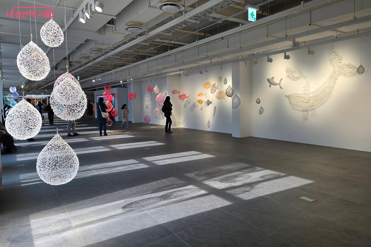 서울공예박물관 내에 공개 전시된 금기숙 작가의 작품들 &copy;이상돈