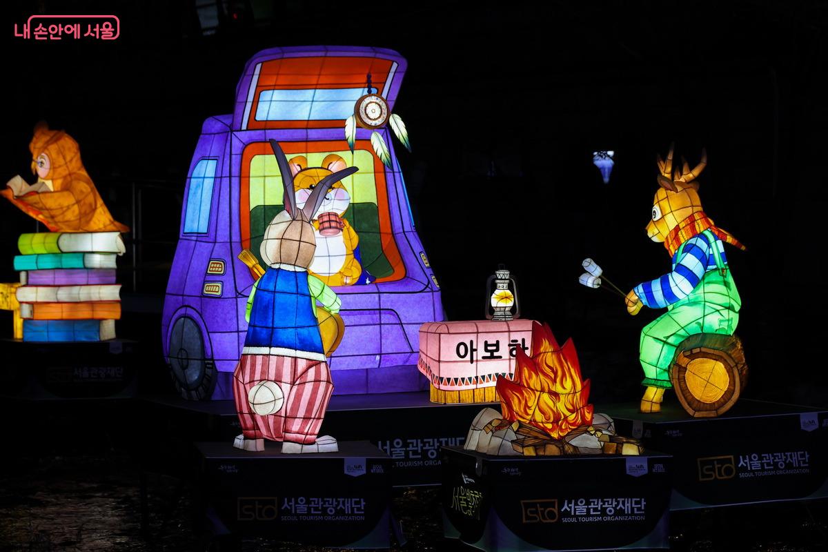 2구역(골든 시크릿)의 전통 등으로 재해석한 &lsquo;빛으로 만나는 MZ&rsquo; &copy;박성환