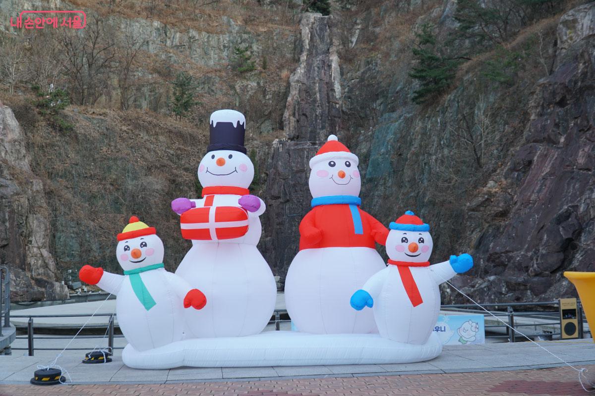 한쪽에 마련돼 있는 포토존 &copy;홍혜수