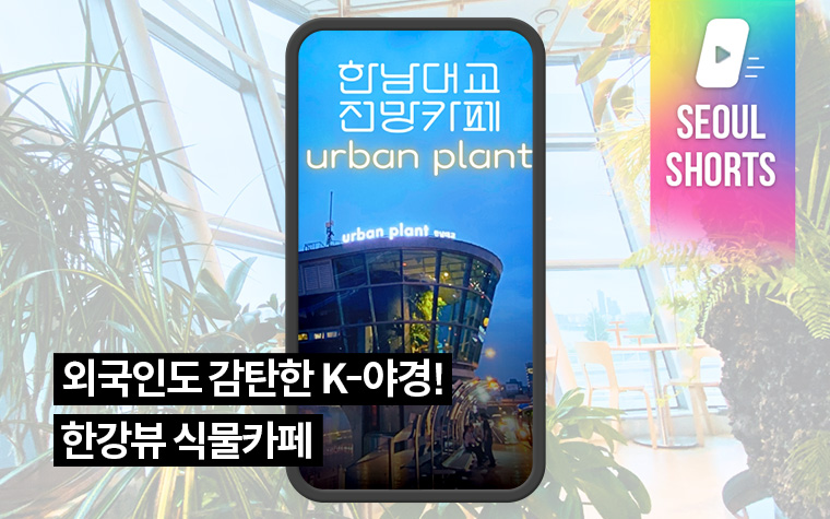 외국인도 감탄한 K-야경! 한강뷰 식물카페 '어반플랜트'