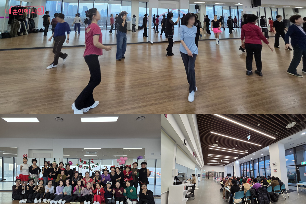  음악에 맞춰 함께 어울리는 활동은 정서 안정과 소소한 행사로 모두 행복 미소&copy;장미화