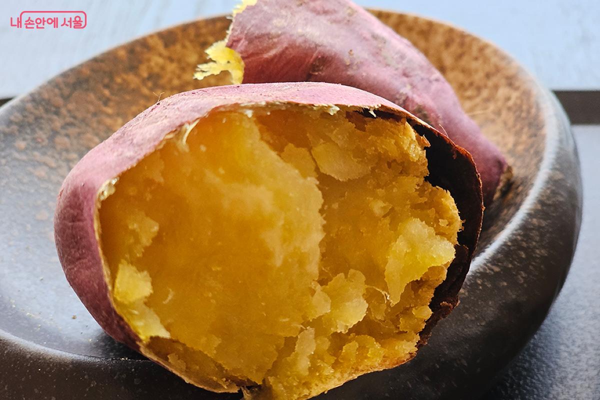 카페에서 고구마 구매ⓒ장신자