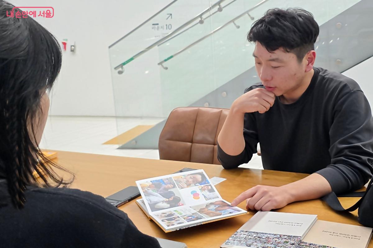 &lsquo;서울시 아빠단&rsquo;을 통해 알게 된 아빠들과 별도의 모임도 만들었다고 전했다. &copy;김윤경