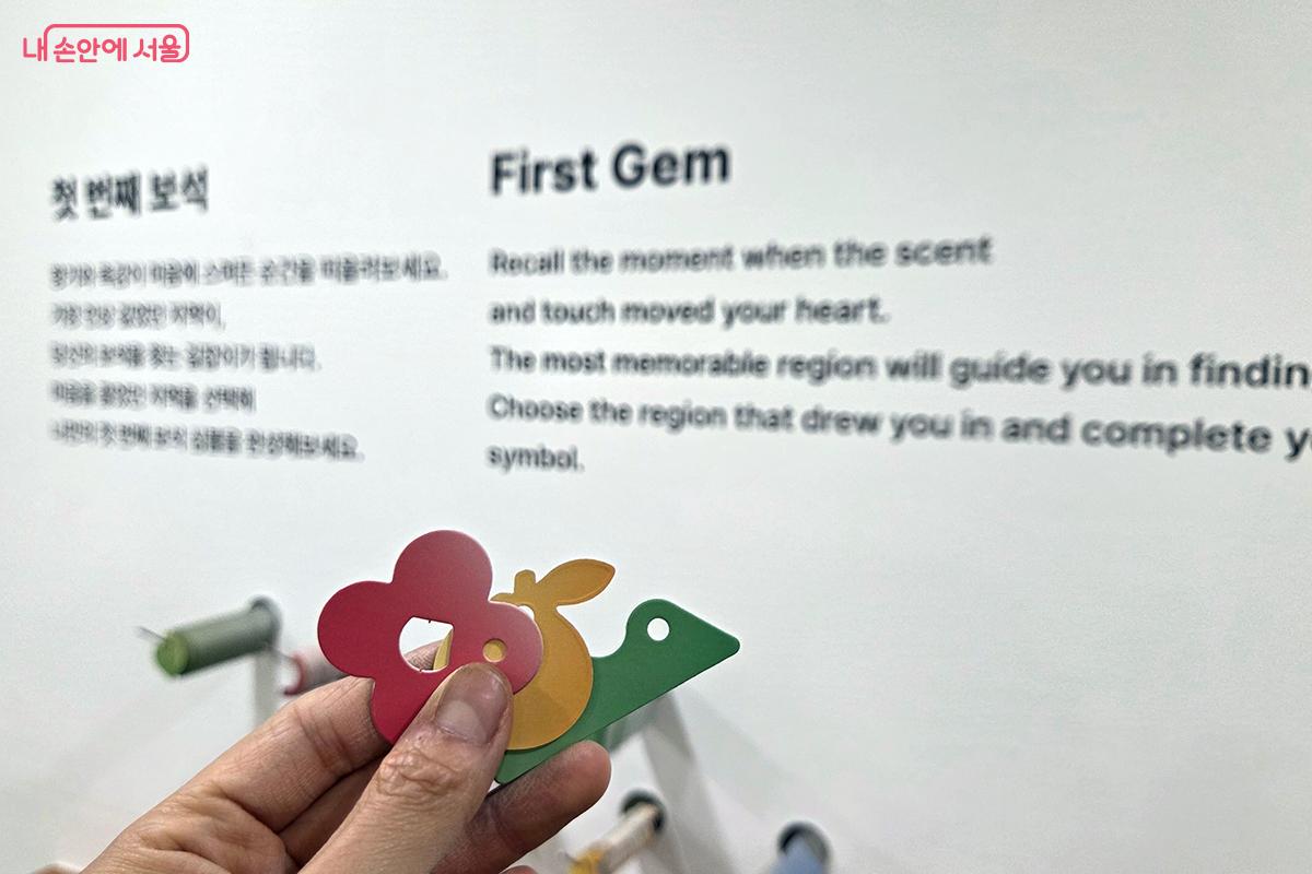 왼쪽부터 차례로 충남, 제주, 강원 지역의 보석을 골라보았다 ⓒ이다현