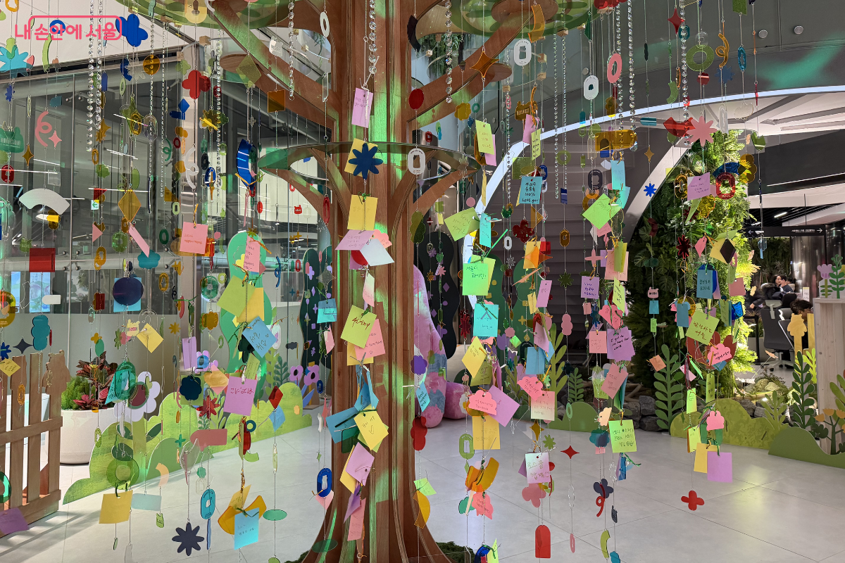 소망나무 메시지 걸기  ⓒ심민섭