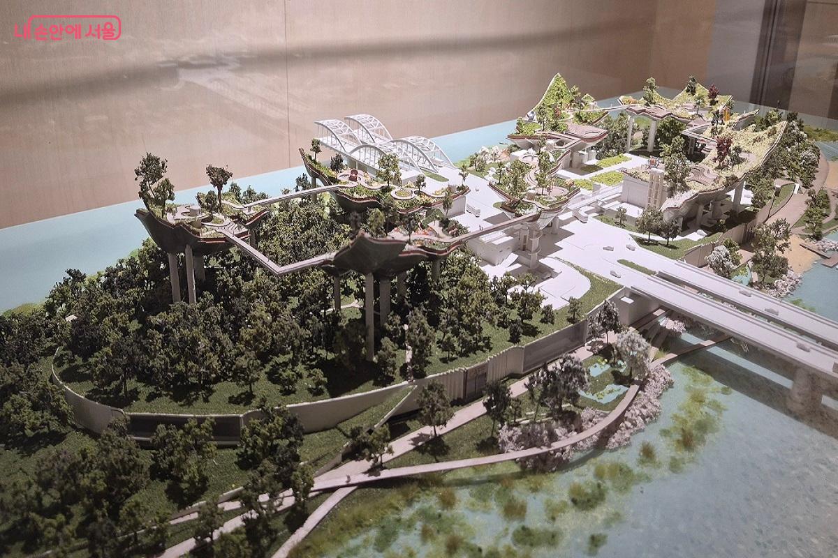 멋지게 변신하는 노들 글로벌 예술섬 모형도 &copy;권수진