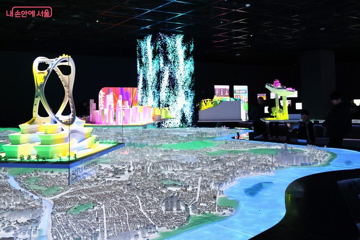 한강이 관통하고 있는 서울의 미래 모습 &copy;이봉덕  