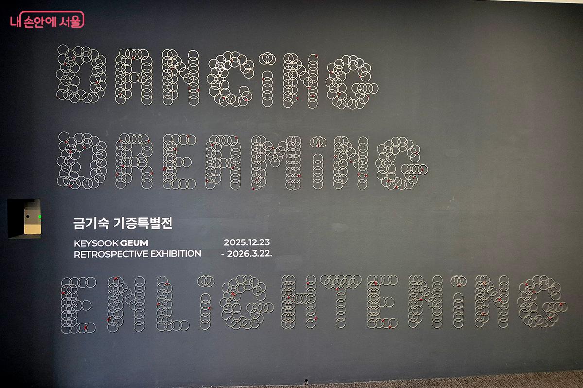 금기숙 기증특별전 'Dancing, Dreaming, Enlightening'이 당초 3월 15일까지였던 전시 기간을 3월 22일까지 1주일 연장하여 운영한다.