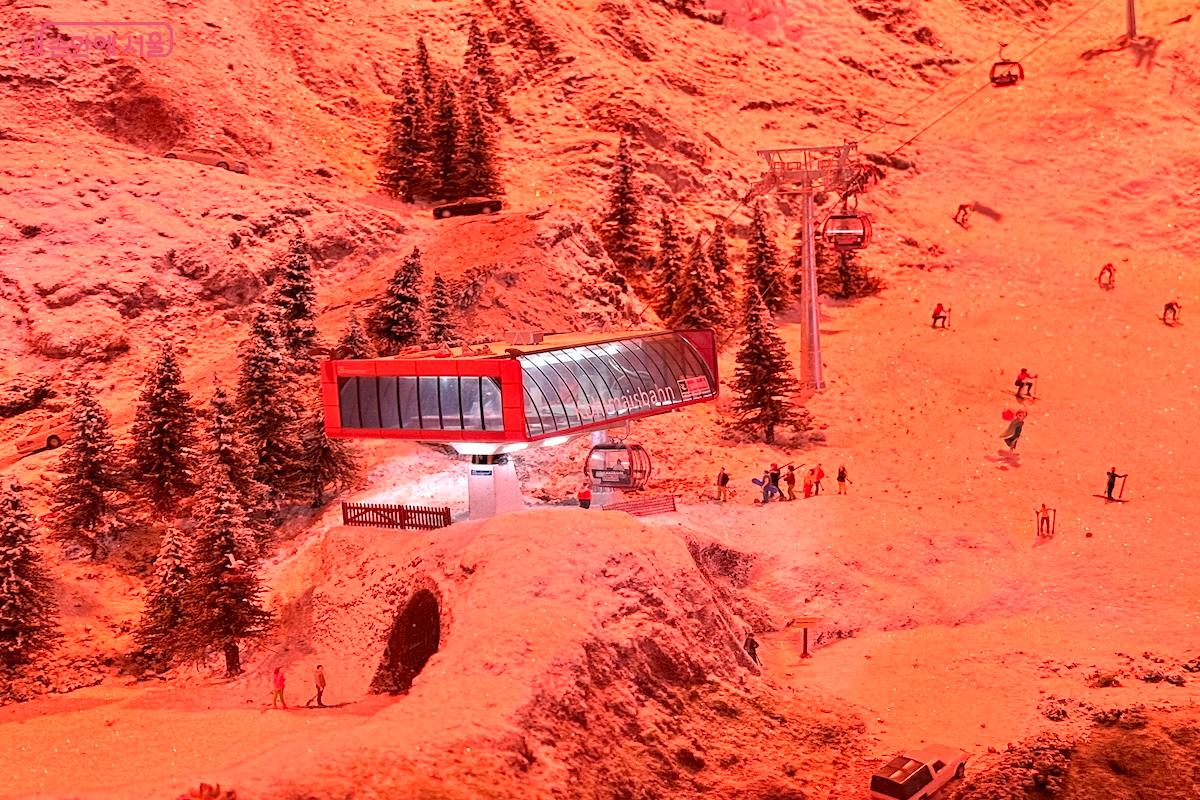 노원기차마을에 입장 후 바로 스위스관을 관람하면 된다. ©서지희