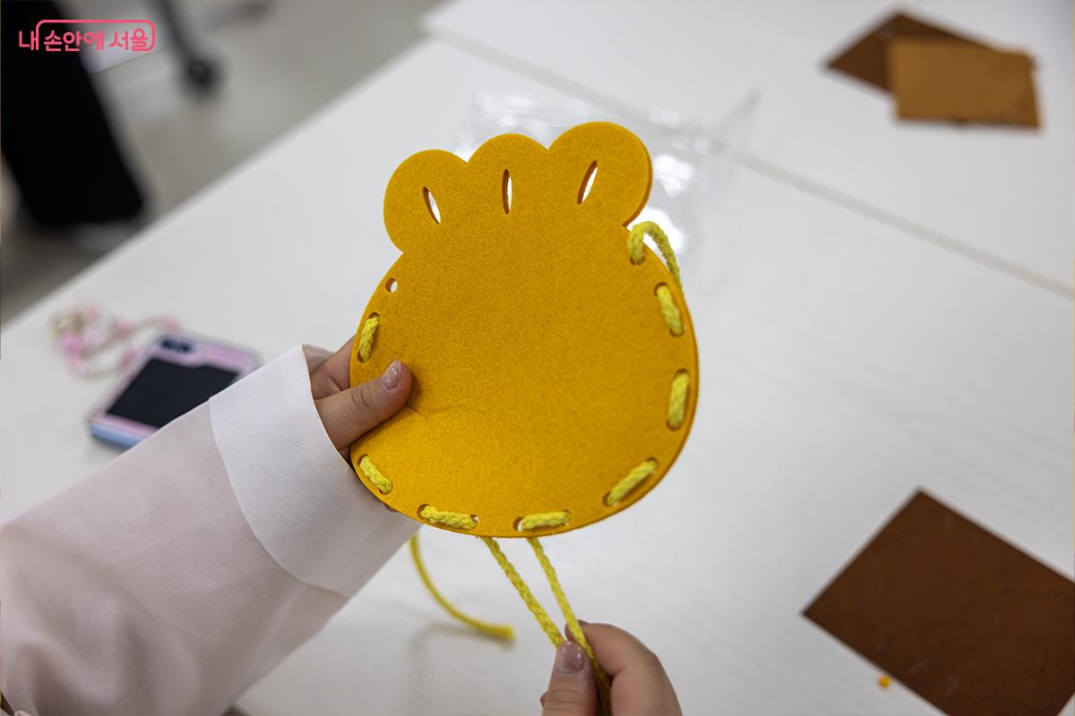  새해 소원을 담는 복주머니 만들기 체험ⓒ장신자