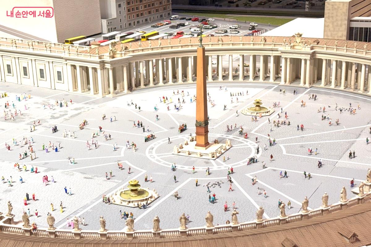 이번에 새로 개관한 이탈리아관은 중세 로마를 그대로 재현했다. ©서지희