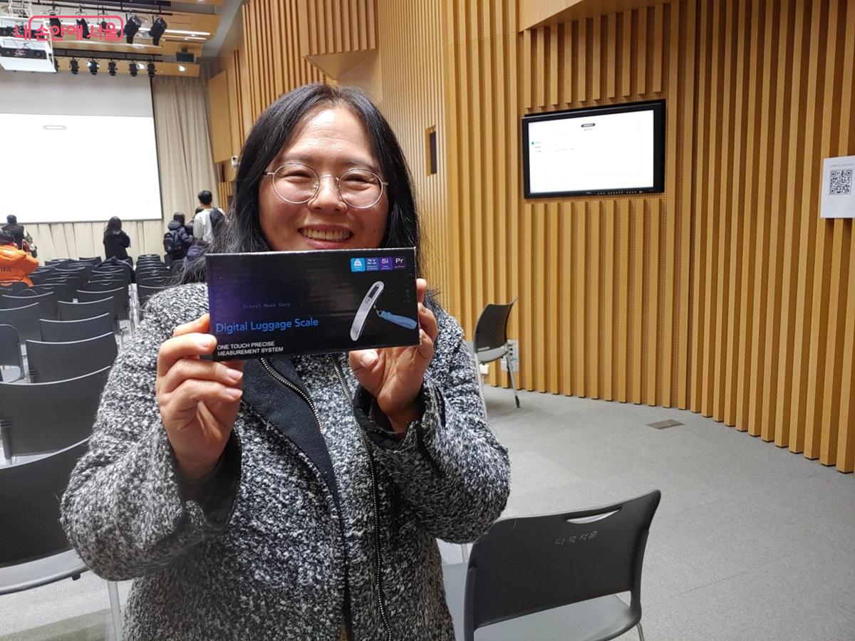 나부터, 우리 가족부터 쓰레기 줄이기에 적극 동참하겠다고 다짐하는 김인옥 도전자 ©엄윤주