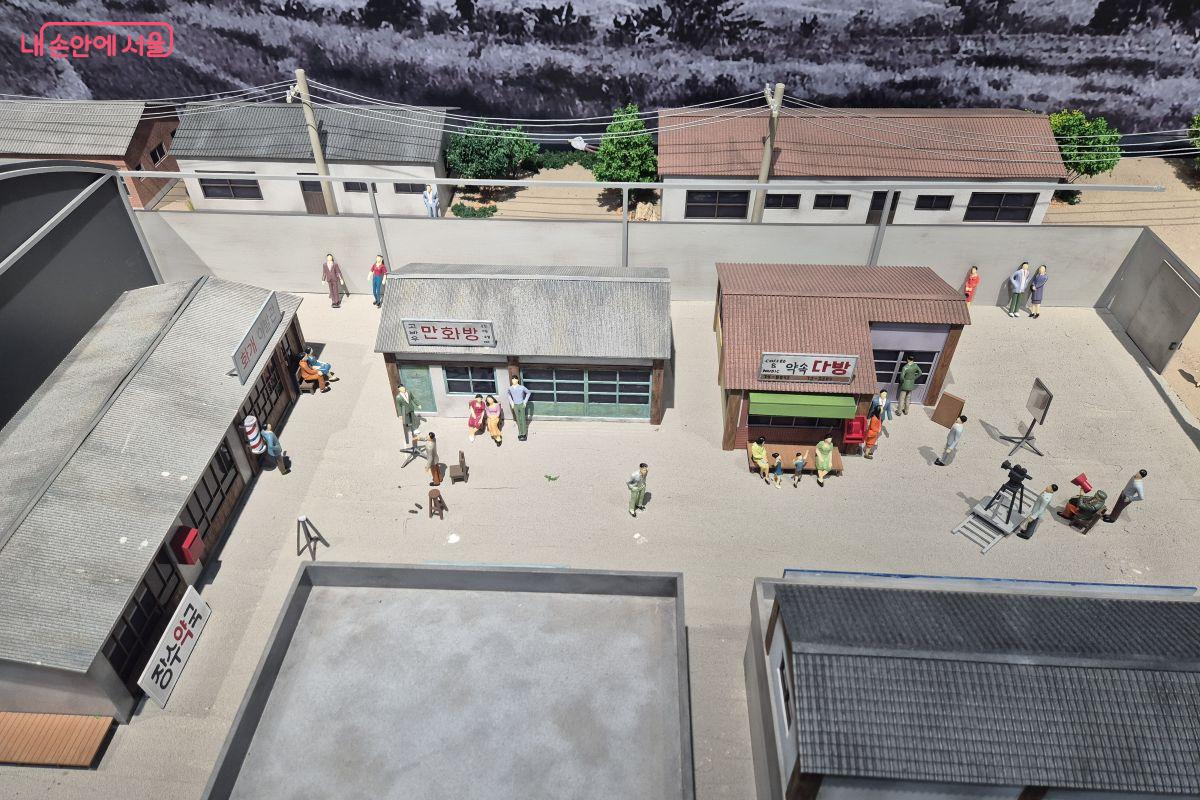 답십리영화촬영소의 규모를 알 수 있는 미니어처