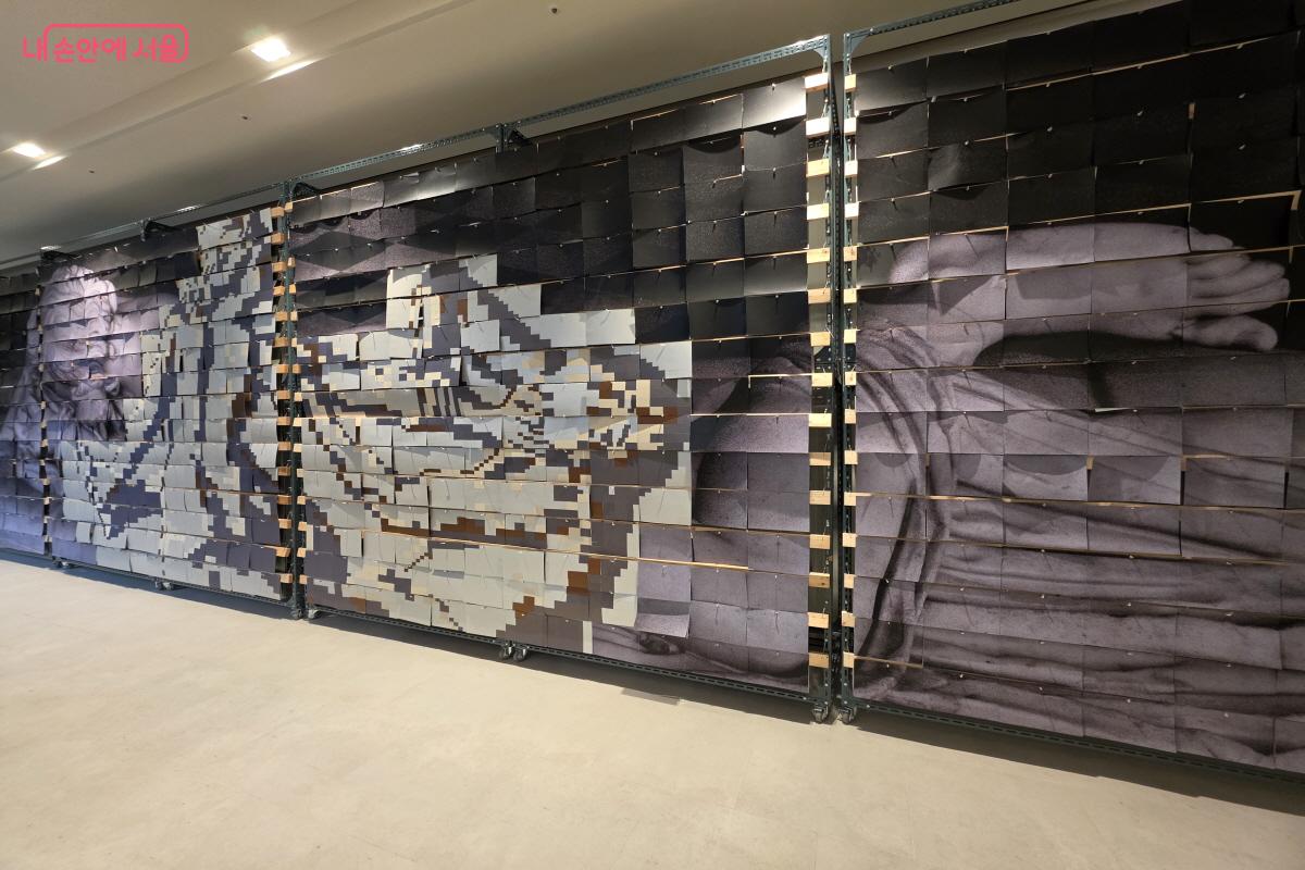 서울시립 서서울미술관 지하 1층에 전시된 작품.