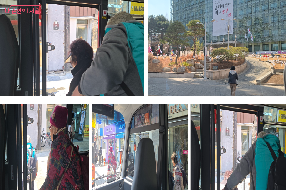 노약자들이 천천히 내릴 수 있어 매우 안전하다. &copy;최윤정