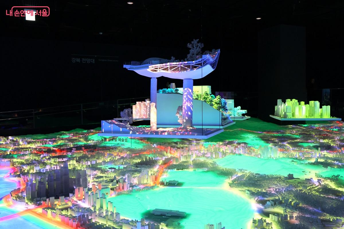 서울의 미래를 한눈에, 세밀하게 구현된 도시 미니어처 모델 &copy;이봉덕