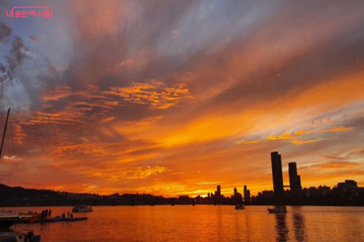 한강의 노을 ©서울시