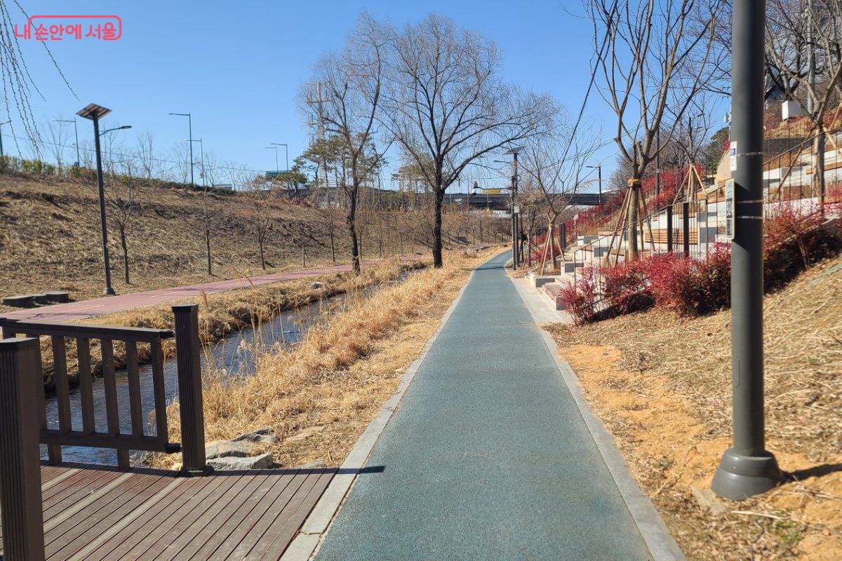  원앙 한 쌍과 백로가 한가로이 머물렀던 주변 모습  &copy;김미정