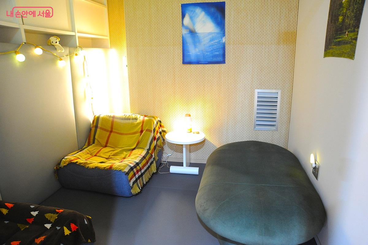 도서관에 설치된 심리안정실 &copy;조수봉