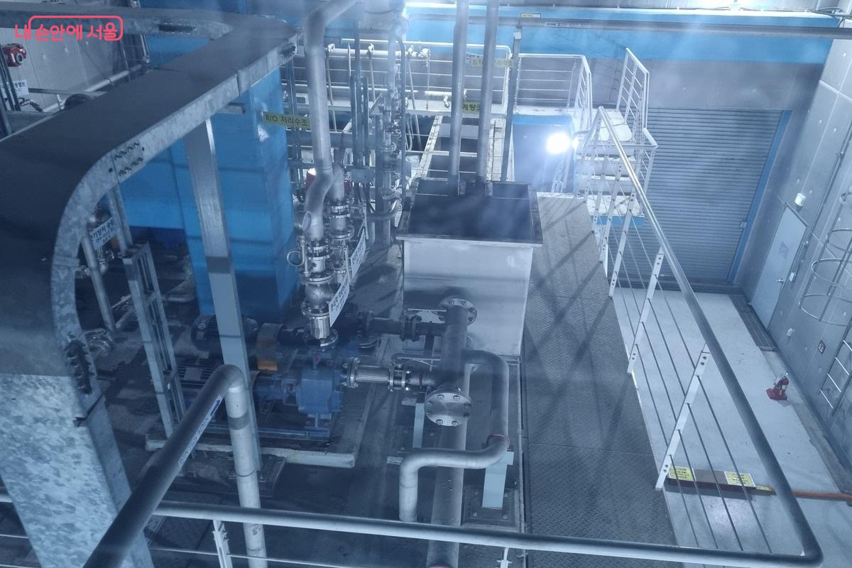 중랑 하수 처리장 내부 시설 ©오새결
