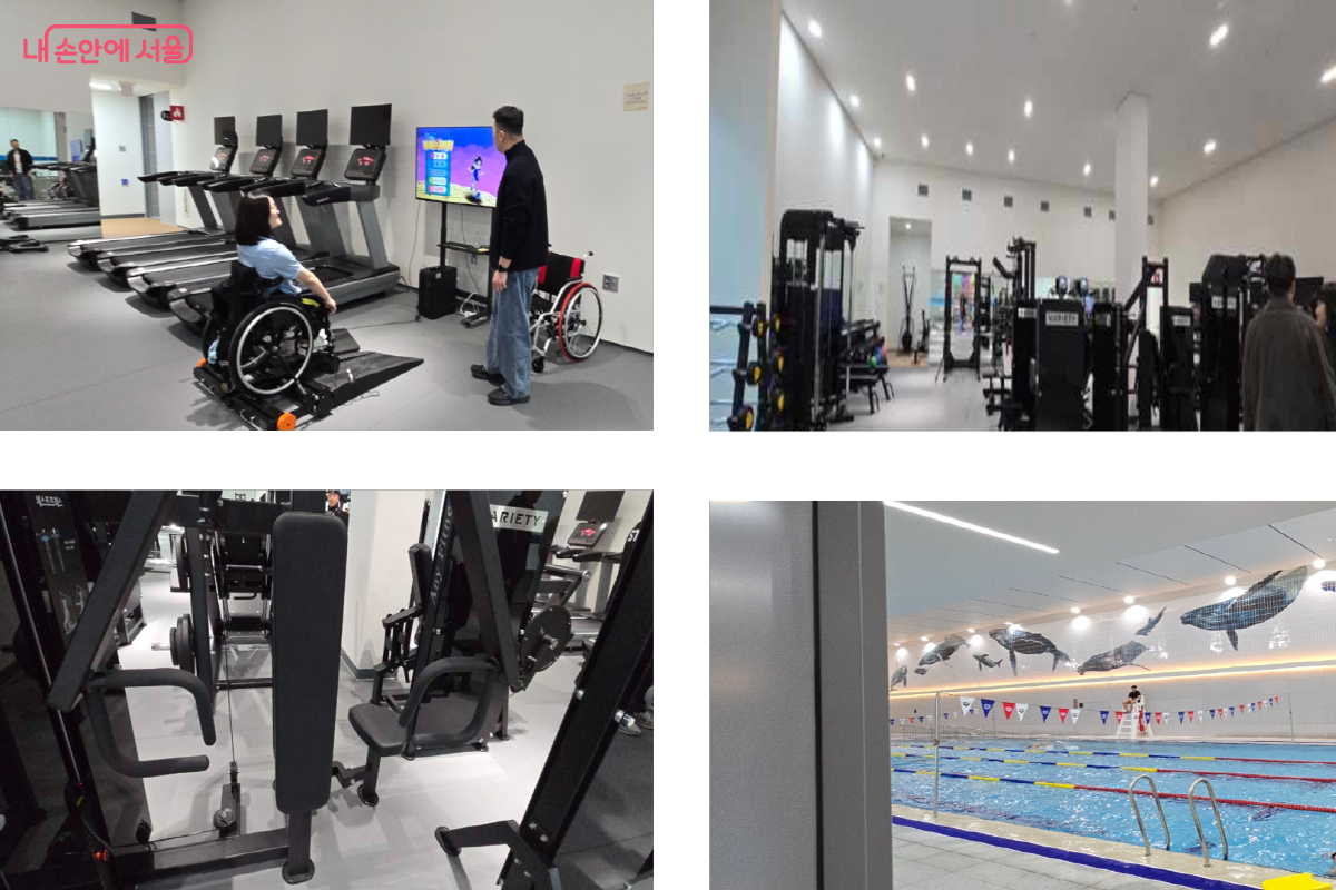 휠체어를 타고 러닝머신을 할 수 있다. ©최윤정