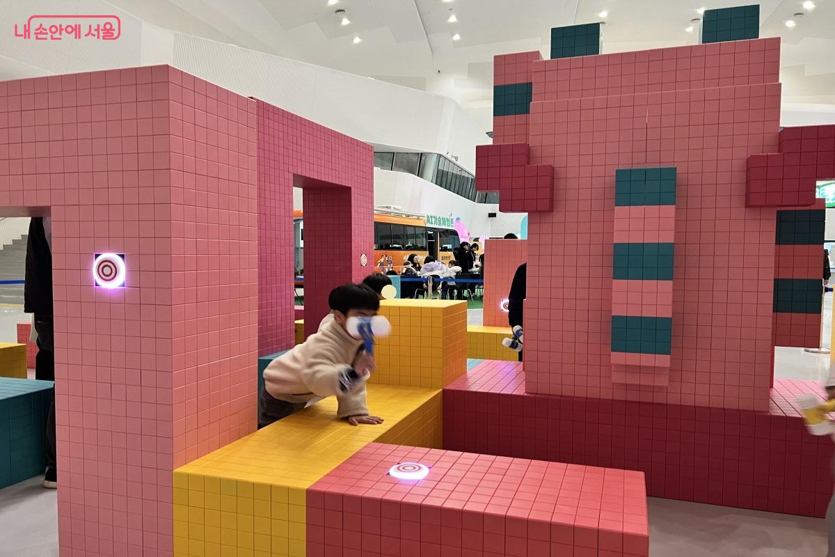 AI펀스팟에선 놀이를 통해 자연스럽게 AI기술을 체험할 수 있었다. ⓒ박지영