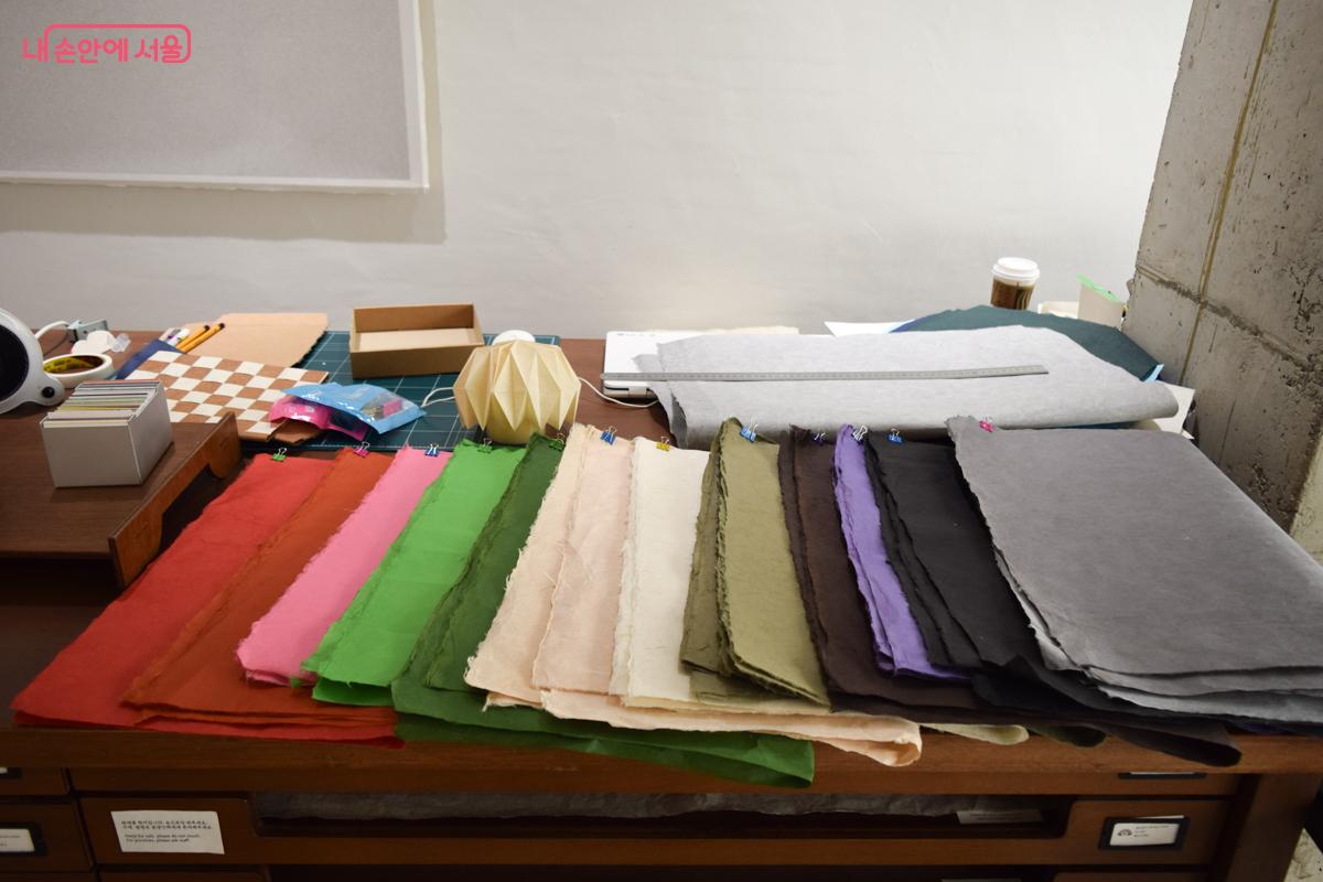 체험 프로그램에 쓰일 재료들 ⓒ이명은