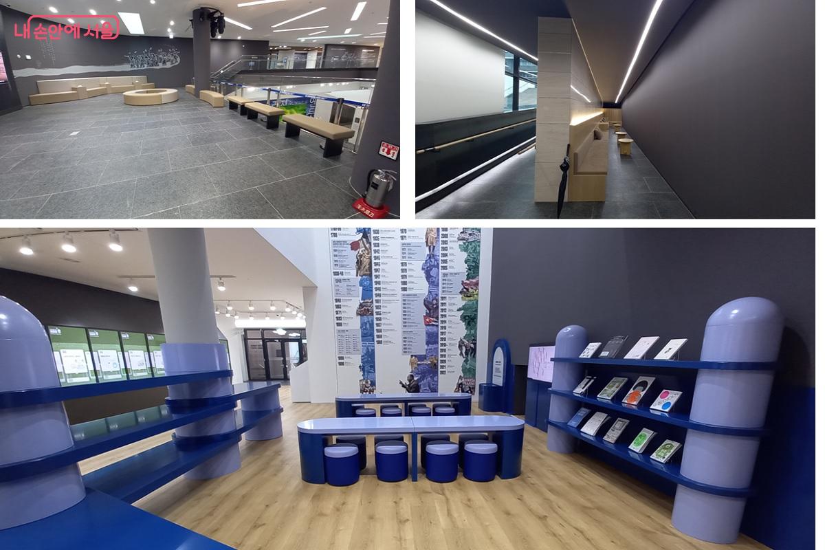 곳곳에 휴식 공간이 마련되어 있다. &copy;박유진