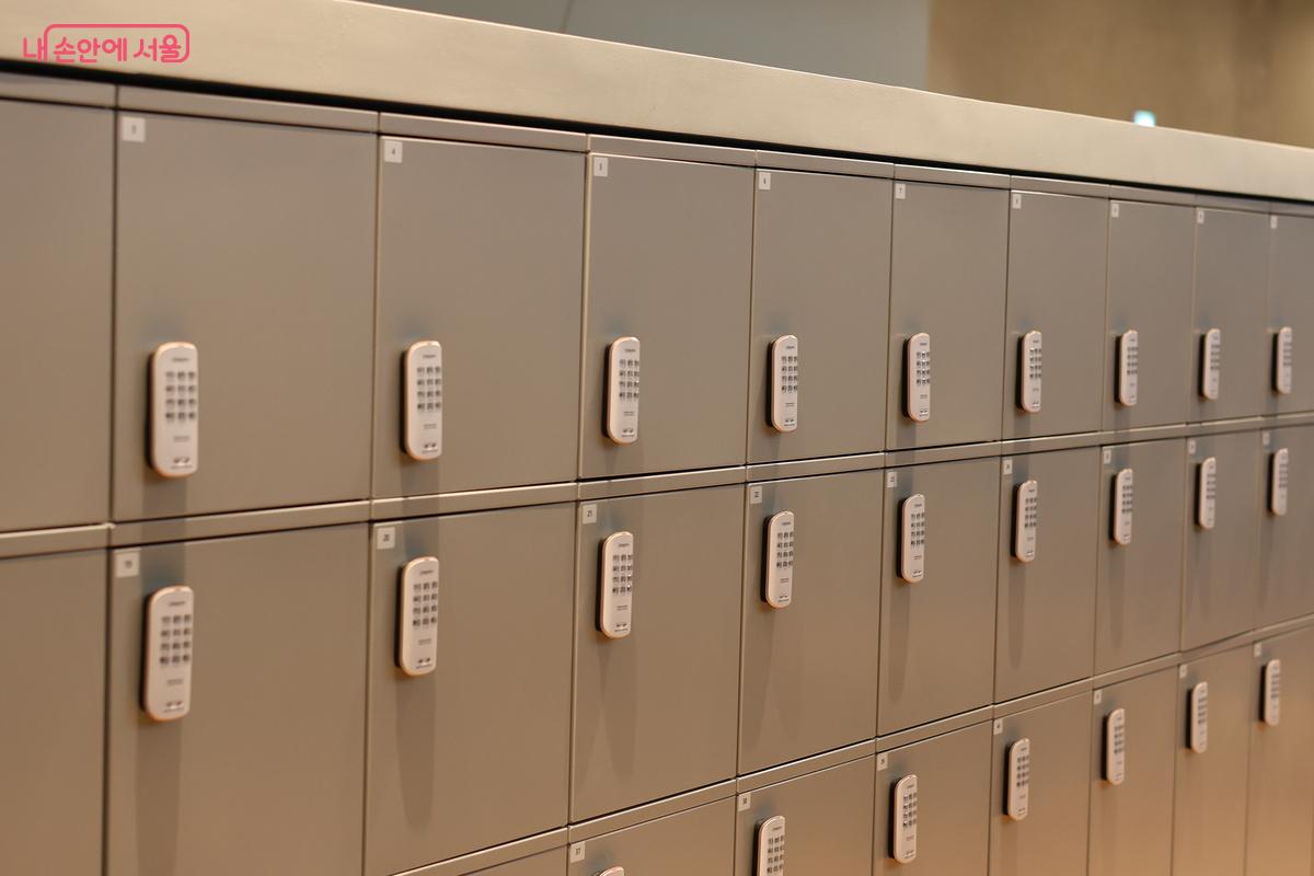 물품보관함이 자리하고 있다. ©김예진