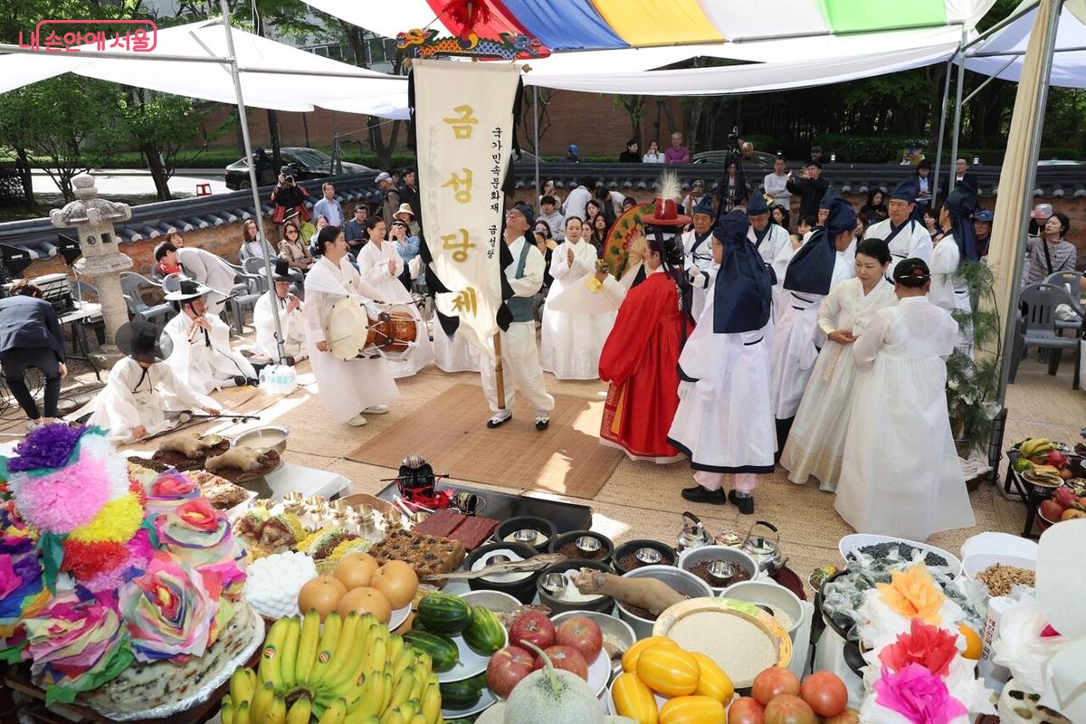 금성대군 탄신일에 맞춰 열리는 금성당제 ⓒ은평구