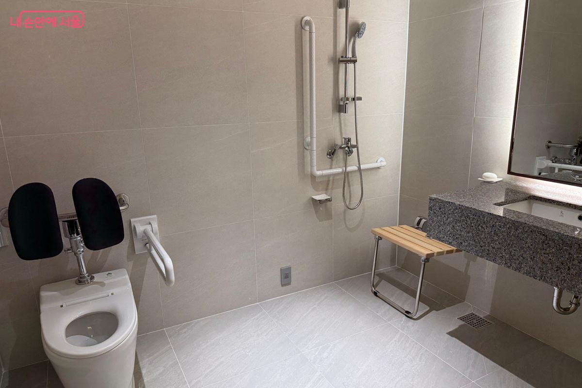 연수객실 화장실 모습