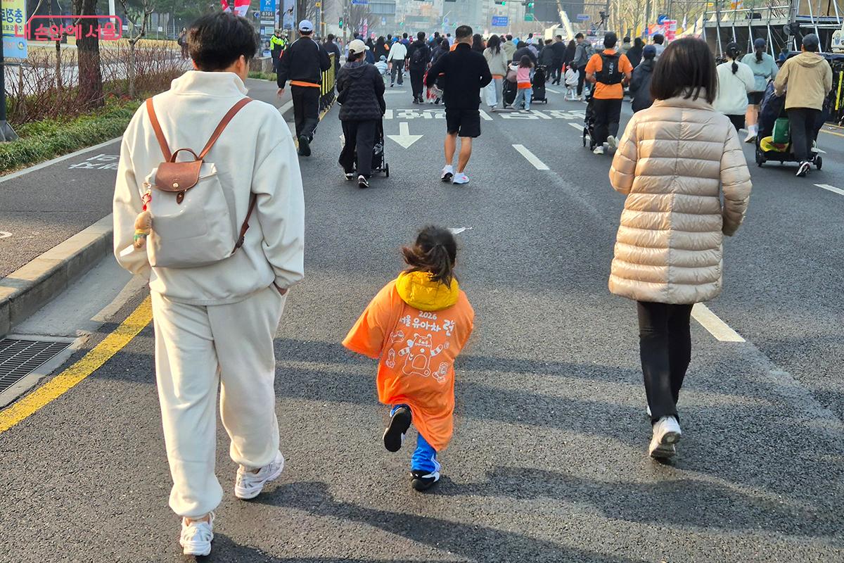 ‘2026 서울 유아차 런(Run)’ 행사가 아이들에게는 특별한 기억이 될 것 같다. ©정향선