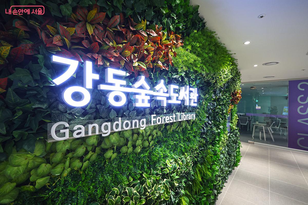 지난 5월 14일에 문을 연 강동숲속도서관 &copy;김주연