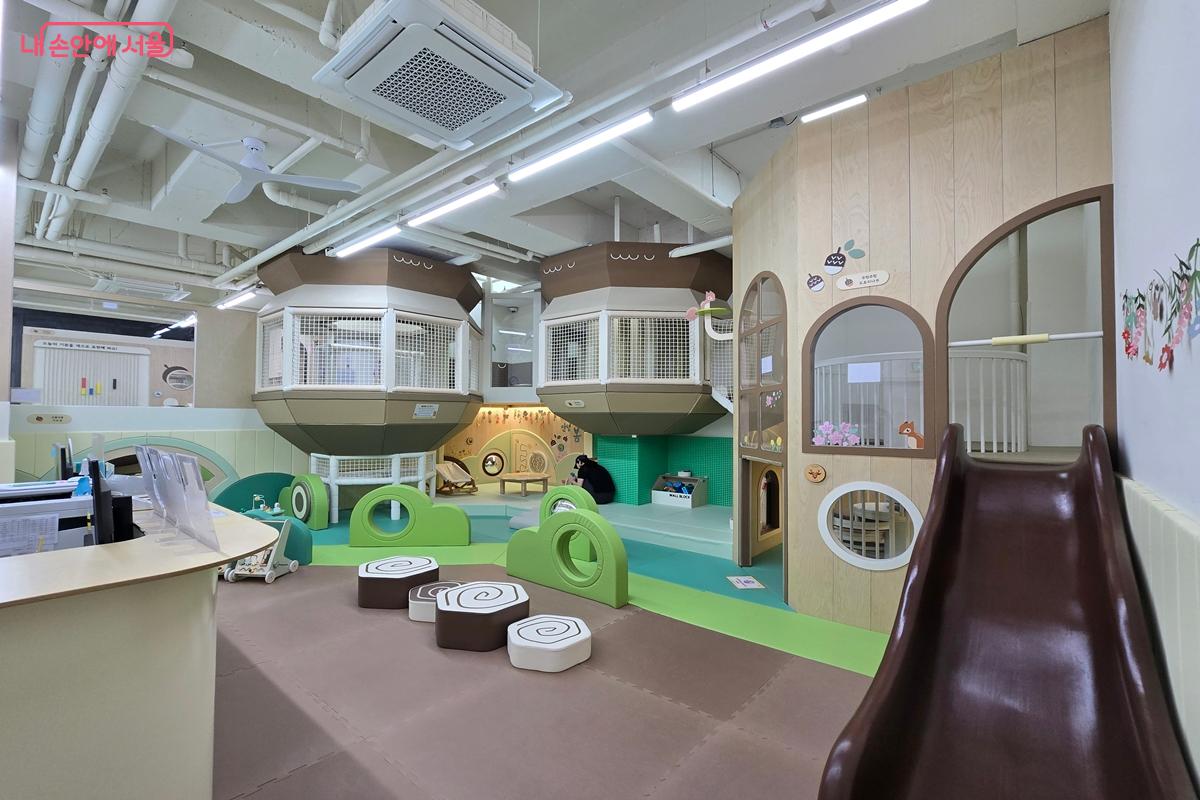 영유아 중심의 서울형 키즈카페로 지역 내에서 사랑받고 있다. ©강사랑