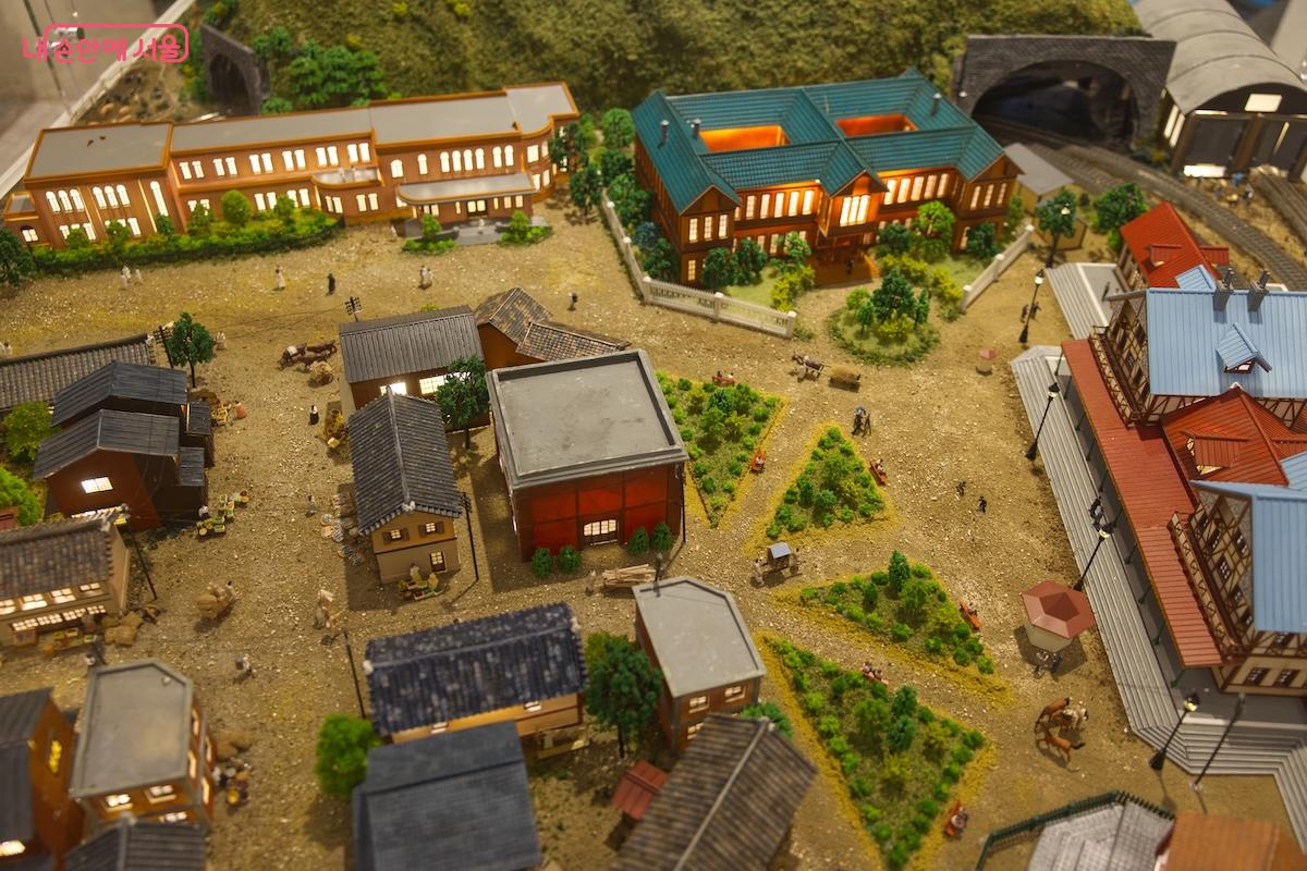 상설전시중에서 옛 용산역을 테마로 한 전시 공간이 제일 재밌었다