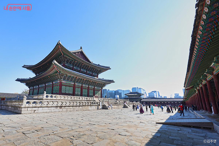 경복궁 근정전의 모습