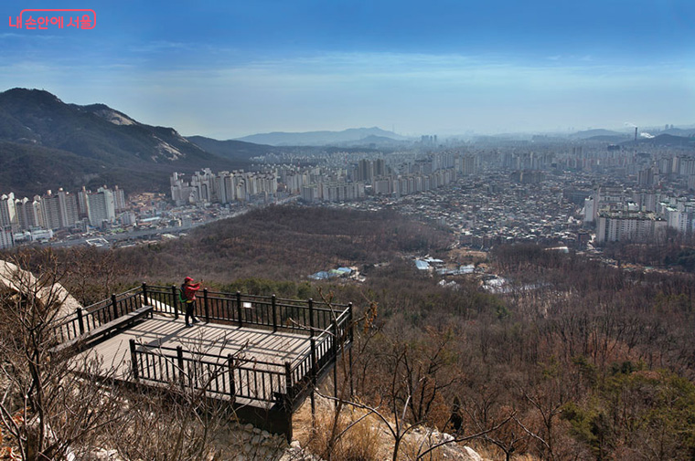 수락산 채석장 전망대(서울둘레길 1코스) 전경