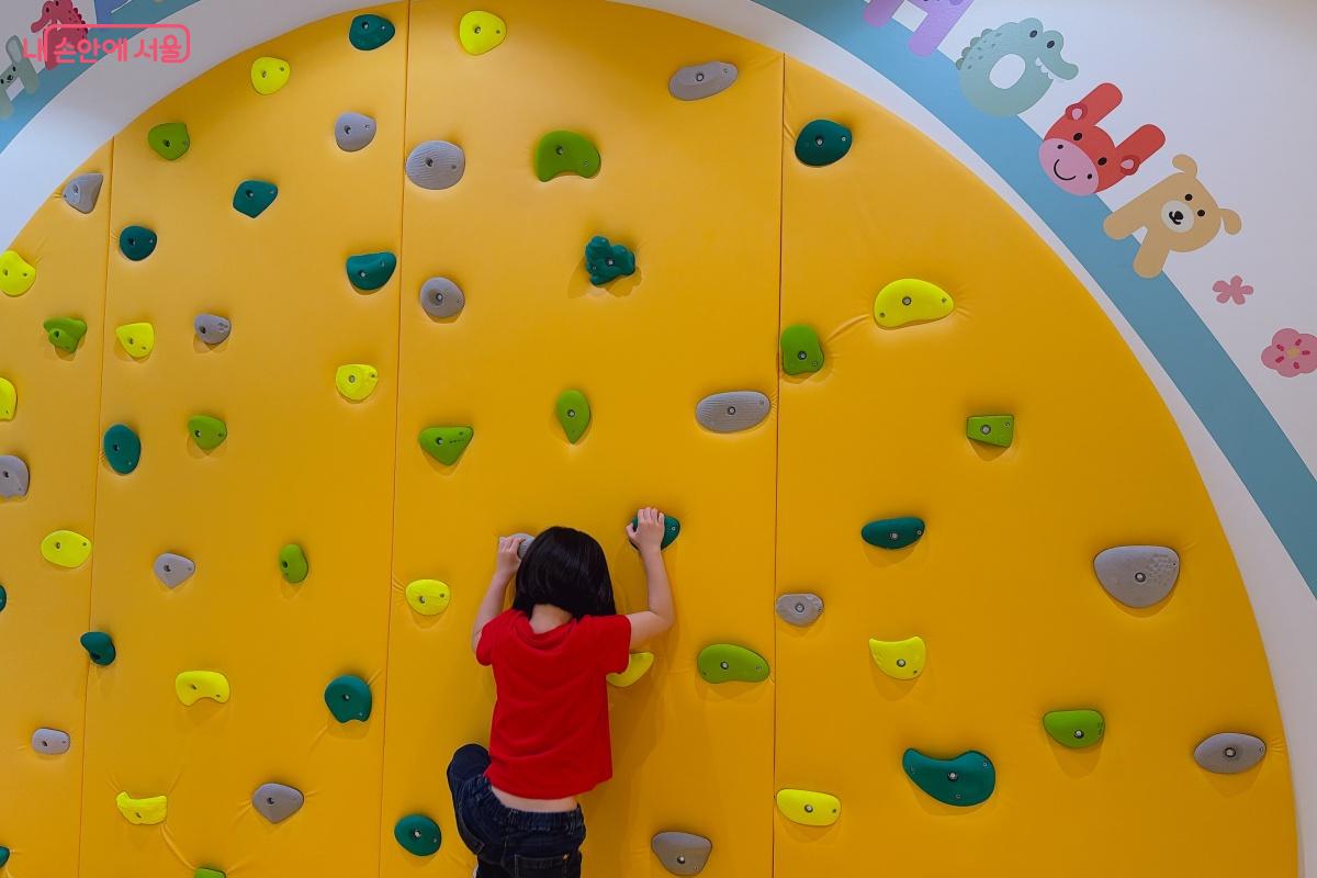 신체활동을 즐길 수 있는 클라이밍 시설 &copy;노윤지