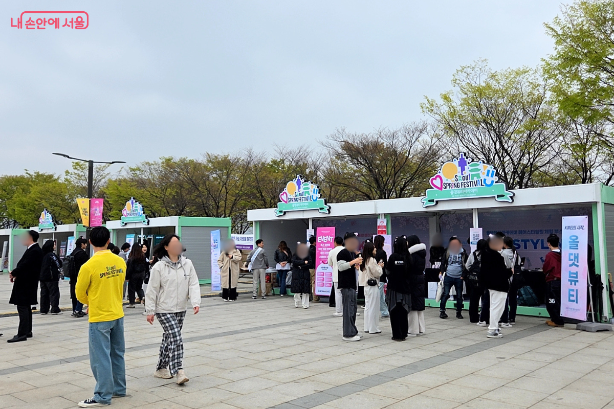 서울스프링페스티벌에 참여한 기업들 ⓒ김승아
