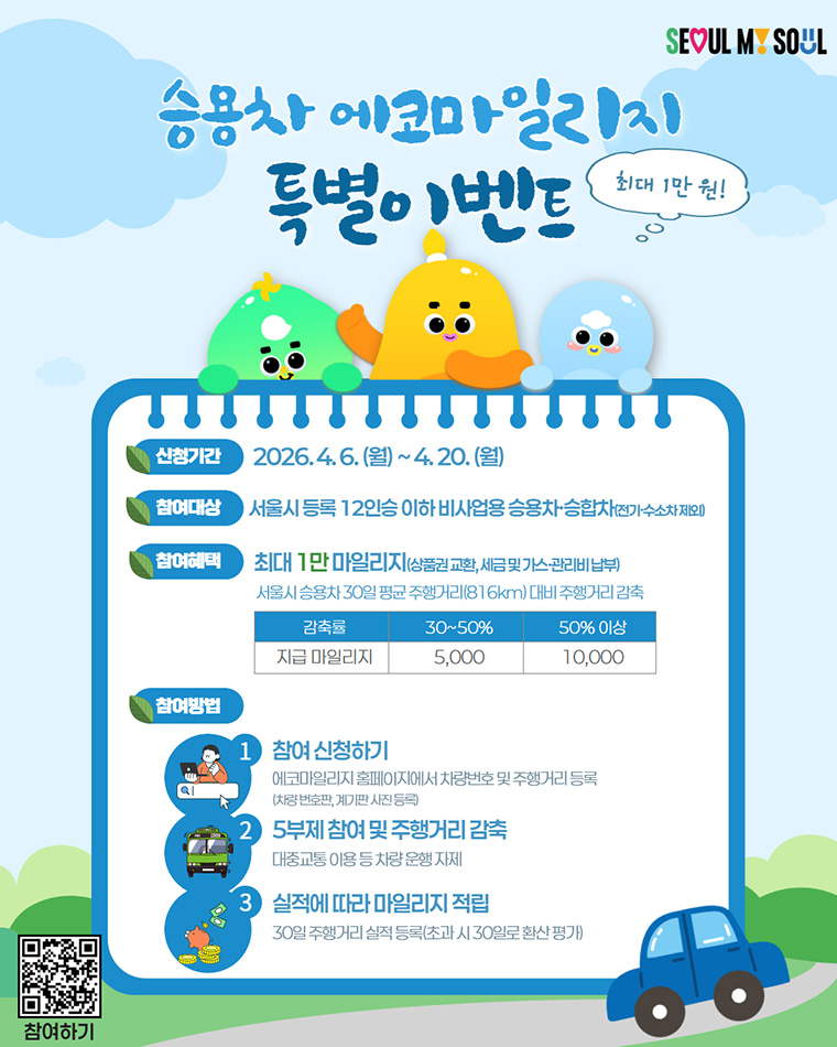 승용차 에코마일리지 특별이벤트